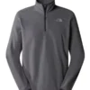 The North Face Glacier 14-Zip Fleece Jacket Grey