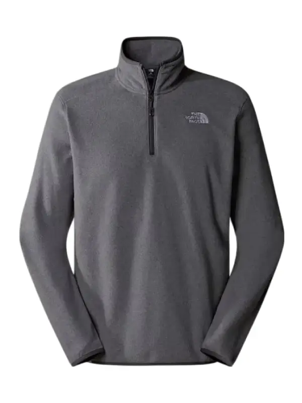 The North Face Glacier 14-Zip Fleece Jacket Grey