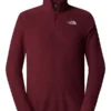 The North Face Glacier 14-Zip Fleece Jacket Maroon
