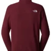 The North Face Glacier 14-Zip Maroon Fleece Jacket
