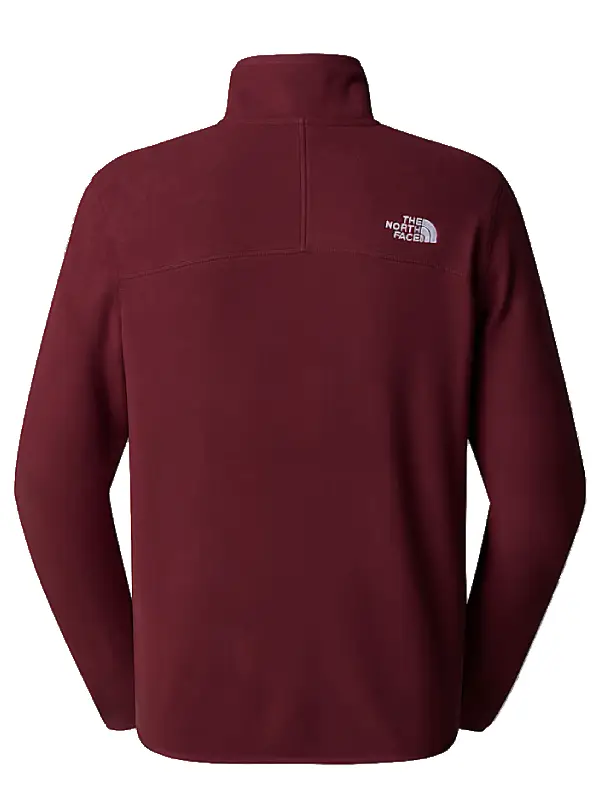 The North Face Glacier 14-Zip Maroon Fleece Jacket