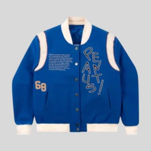 Tier Franklin Armstrong Varsity Jacket Blue