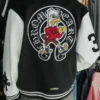 Timmy Chrome Hearts Varsity Jacket Black