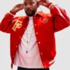 Will Smith Summertime Ball 2025 Red Varsity Jacket