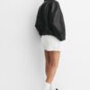 Women’s Bershka Oversized Leather Jacket