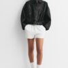 Women’s Bershka Oversized Leather Jacket