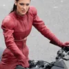 2025 Cropped Moto Bella Hadid The Beauty Jacket