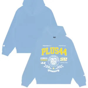 +44 Plus44 Varsity Pullover Hoodie Blue