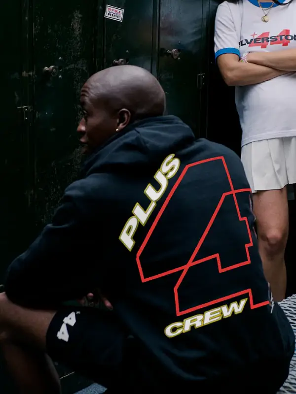 +44 Silverstone Crew 2025 Zip Up Black Hoodie