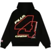 +44 Silverstone Crew 2025 Zip Up Hoodie Black