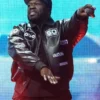 50 Cent Patches Leather Jacket