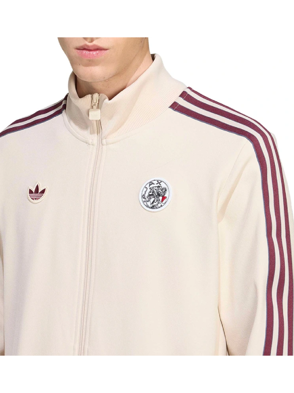 Adidas AFC Ajax 25-26 Track Jacket Beige