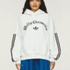 Adidas Chavarria Heavyweight Hoodie White