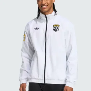 Adidas Columbus Crew 2025 Archive Anthem Jacket White