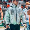 Adidas Mercedes PETRONAS Silver Jacket