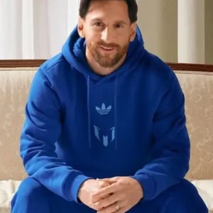 Adidas Messi Hoodie Blue