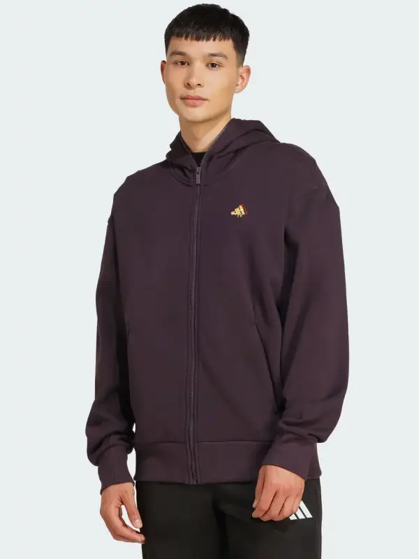 Adidas x Fortnite Purple Zip-Up Hoodie