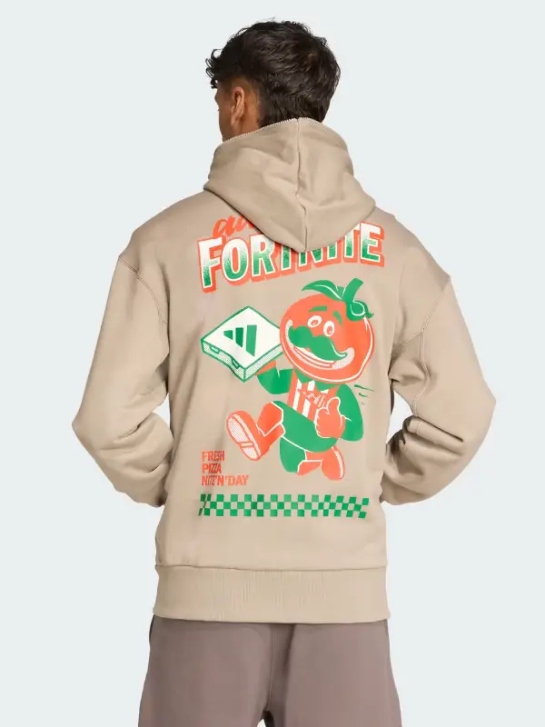 Adidas x Fortnite Zip-Up Hoodie Beige
