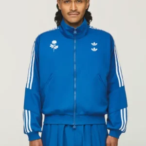 Adidas x Willy Chavarria Knit Track Jacket Blue