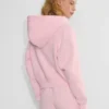 Aritzia Zip-Up Hoodie Pink
