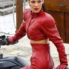 Beauty 2025 Bella Hadid The Cropped Moto Jacket