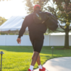 Black HoodieJalen Hurts Eagles Training Camp