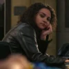 Black Leather Jacket Lily Santiago Untamed