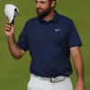 Blue Nike Golf Polo T-shirt Scottie Scheffler