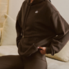 Brown Alo Yoga Hoodie Jersey Shore Family Vacation S08 Nikki Hall