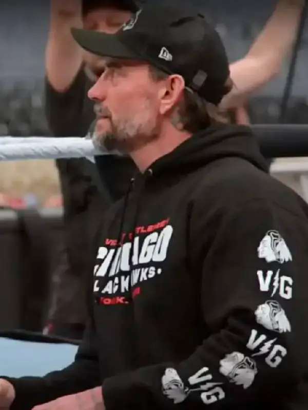 CM Punk Chicago Blackhawks Hoodie