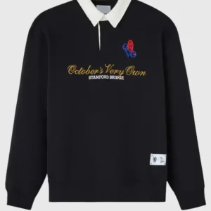 Chelsea X OVO Rugby Top Shirt Black