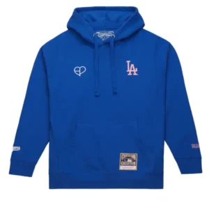 Dodgers Mitchell & Ness x BLACKPINK Hoodie Blue