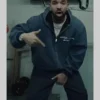 Drake Iceman Hooded Cotton Zip Up Jacket