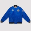 Eastern Conference Mitchell & Ness Hardwood Classics Heavyweight Satin Full-Snap Jacket - Royal
