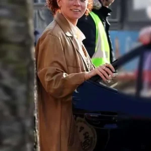 Erin Kellyman Eleanor the Great 2025 Brown Coat