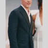 F1 Premiere Brad Pitt Blue Double Breasted Blazer Coat