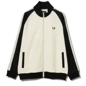 Fred Perry x BEAMS Track Jacket White