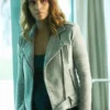 Halle Berry Extant Biker Leather Jacket
