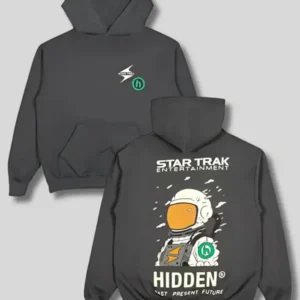 Hidden NY x Star Trak Spaceman Hoodie Grey