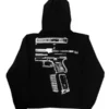 In Glock We Trust Black Zi-Up Hoodie
