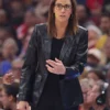 Indiana Fever Stephanie White Black Leather Jacket