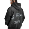 Inflation Graffiti Washed Blue Hoodie