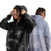 Inflation Graffiti Washed Zip Up Hoodies
