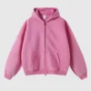 Inflation Pink Zip-Up Hoodie