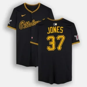 Jared Jones Pittsburgh Pirates Nike Script Jersey Black