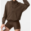Jersey Shore Family Vacation S08 Nikki Hall Brown Alo Yoga Hoodie