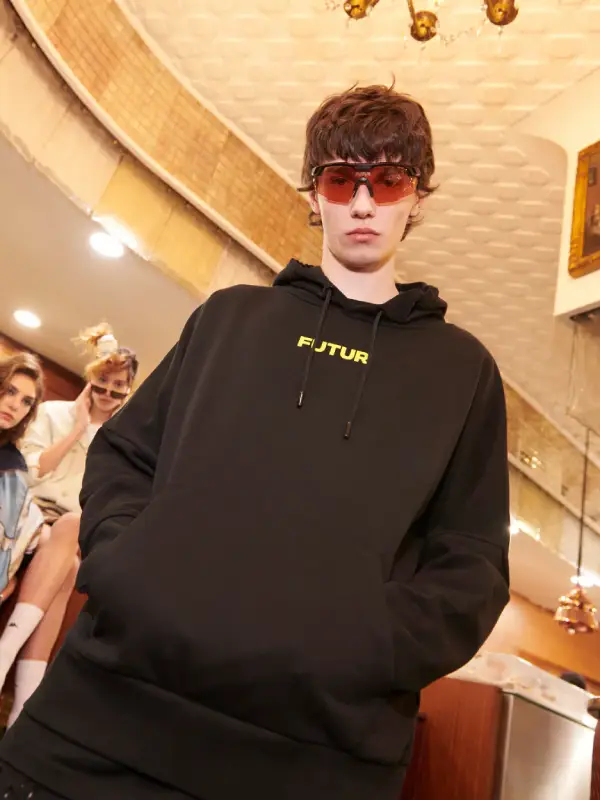 Kappa Futur Black Hoodie