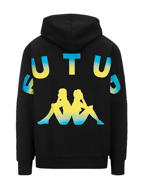 Kappa Futur Black Pullover Hoodie