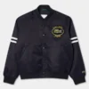 Lacoste Vintage Patch Varsity Jacket Black