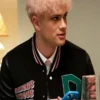 Leo Reich Too Much Black Varsity Jacket
